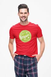 D&B Férfi/Unisex Póló ST00155 Vegan Piros-Méret S (ST00155VeganRedS)