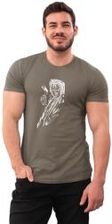 D&B Férfi/Unisex Póló ZN00001 Iron Maiden Katonai zöld-Méret M (ZN00001IronMaidenMilitaryM)