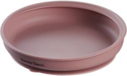 Tommee Tippee EasiStick Silicone Weaning Plate tányér tapadókoronggal 4m+ Pink