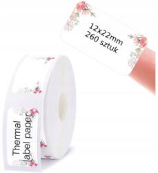  NIIMBOT címkék matricák 12*22mm 260db virágban Virágok (12*22SPRING)