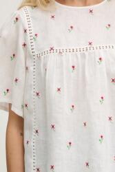 Max Mara блуза дамска от лен BACINO (2615941082600) - answear - 207,30 лв