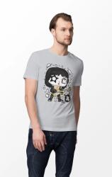 D&B Férfi Unisex Póló PC00016 Kiss Szürke-Méret S (PC00016KissGrayS)