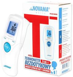 NOVAMA Termometru Non-contact NOVAMA White T1S Memorie pentru 30 Masuratori Iluminare Ecran Alb (NovamaWhiteT1S)
