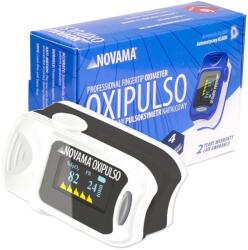 NOVAMA Pulsoximetru NOVAMA Oxipulso Masoara Saturatia de Oxigen si Rata Pulsului Alb/Negru (NovamaOxipulso)
