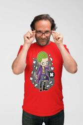 D&B Férfi/Unisex Póló PC00057 Joker Suicide Squad Piros-Méret S (PC00057JokerSuicideSquadRedS)
