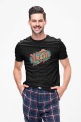 D&B Férfi/Unisex Póló ST00156 Vegan Fekete-Méret 2XL (ST00156VeganBlack2XL)