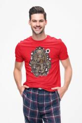 D&B Férfi/Unisex Póló PC00085 Predator Piros-Méret 2XL (PC00085PredatorRed2XL)