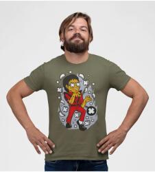 D&B Férfi Unisex Póló PC00020 Michael Jackson Zombie Katonai zöld-Méret L (PC00020MichaelJacksonZombieMilitaryL)