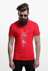 D&B 150 Unisex Póló ZN00015 Rock Piros-Méret S (ZN00015 Rock Red S)