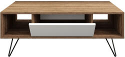 Hanah Home Dohányzóasztal Walnut White Mistico - dió, fehér