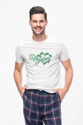 D&B Férfi/Unisex Póló ST00159 Vegan Fehér-Méret XL (ST00159VeganWhiteXL)