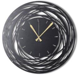 Wallity Dekoratív Fém Falióra Fekete WATCH-042 (805BSG1111)