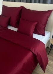 Czinger HOME Burgundy Silk ágynemű - időtlen elegancia mély tónusban 3 részes: 2 db Nagypárna+Dupla Paplan