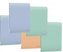 Herlitz Caiet A4 60 file, hartie 70g/mp FSC, coperta PP, patratele, diverse culori, 5 buc/set, Herlitz PCKHZ400211750