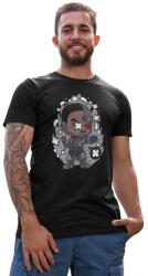 D&B Férfi/Unisex Póló PC00032 Cyborg Fekete-Méret 2XL (PC00032CyborgBlack2XL)