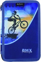 Herlitz Penar neechipat, 2 fermoare, BMX, Herlitz HZ400211286 Penar