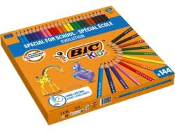 BIC Creioane BIC colorate Evolution, 144 buc/set 301858