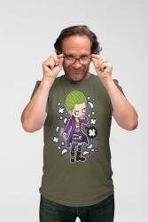 D&B Férfi/Unisex Póló PC00057 Joker Suicide Squad Katonai zöld-Méret 2XL (PC00057JokerSuicideSquadMilitary2XL)