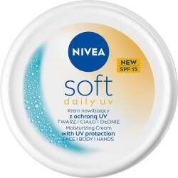 Nivea Soft SPF 15, nappali hidratáló krém, 48 órás hidratálás, könnyű formula, 100 ml