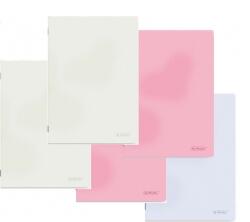 Herlitz Caiet A4 80 file, hartie 70g/mp FSC, coperta PP, patratele, diverse culori, 5 buc/set, Herlitz PCKHZ400211759