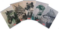 Herlitz Caiet A5 48 file, hartie 70g/mp FSC mix, velin, Into the Wild, diverse modele, Herlitz HZ400211735