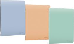 Herlitz Caiet A4 60 file, hartie 70g/mp FSC, coperta PP, patratele, diverse culori, Herlitz HZ400211750