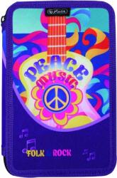 Herlitz Penar neechipat, 3 fermoare, Peace, Herlitz HZ400211301 Penar