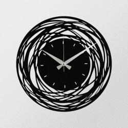 Wallity Dekoratív Fém Falióra, Fekete Enzoclock - S022