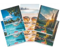 Herlitz Caiet A4 60 file, hartie 70g/mp FSC mix, velin, Relax Mode, diverse modele, 5 buc/set, Herlitz PCKHZ400211747