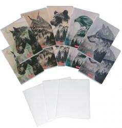 Herlitz Pachet 10 caiete + coperti A5, 48 file, velin, Into the Wild, diverse modele, Herlitz PCKHZ400211735COP