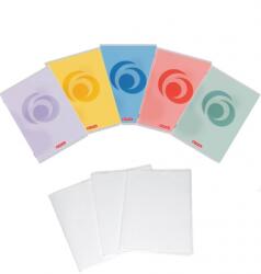 Herlitz Pachet 5 caiete A5 + coperti, 80 file, dictando, hartie 70 g/mp FSC Mix, culori asortate Rainbow, Herlitz PCKHZ400211736COP