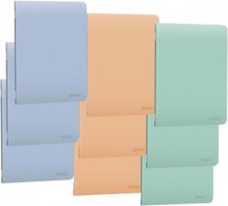 Herlitz Caiet A5 48 file, hartie 70g/mp FSC, coperta PP, dictando, diverse culori, 10 buc/set, Herlitz PCKHZ400211738