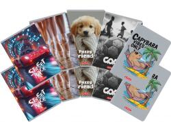 Herlitz Caiet A5 48 file, hartie 70g/mp FSC mix, dictando, Megamix 3, diverse modele, 10 buc/set, Herlitz PCKHZ400211731