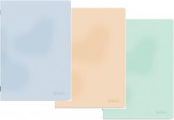 Herlitz Caiet A4 80 file, hartie 70g/mp FSC, coperta PP, dictando, diverse culori, Herlitz HZ400211758