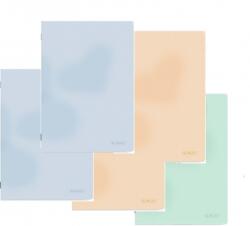 Herlitz Caiet A4 80 file, hartie 70g/mp FSC, coperta PP, dictando, diverse culori, 5 buc/set, Herlitz PCKHZ400211758