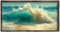  Wallity Decorative Framed MDF Painting Multicolor AI086