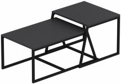 Hanah Home Dohányzóasztal Antracit Minimál - Antracit