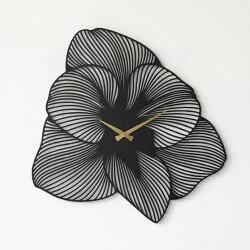 Wallity Dekoratív Fém Falióra Black Azalea Fém Falióra - APS039 49 - Fekete (507ATP1505)