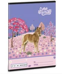Ars Una Cute Animals: Horse négyzetrácsos füzet - A/5-ös (53635266) - jatekbolt