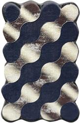 Conceptum Hypnose Carpet (100 x 160) Gold Dark Blue Beige Circle - Gold