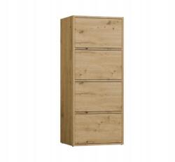  Alma Chest Of Drawers, Anthracite/artisan Oak - elektroshock - 727,20 RON Comoda