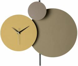 Wallity Dekoratív Fém Falióra Beige Cream Pavimento - Bézs