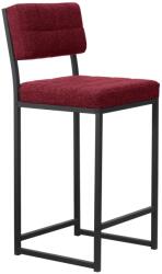  Hanah Home Bar Stool Burgundy Retro - Burgundy