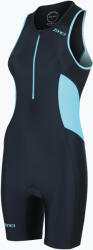 ZONE3 Combinezon de triatlon pentru femei ZONE3 Activate Trisuit black/turquoise