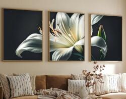  Wallity Decorative Framed MDF Painting (3 Pieces) Multicolor Huhu224 - 50 x 70