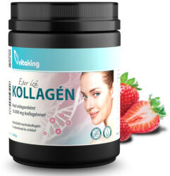 Vitaking Kollagén Eper ízű italpor dobozos - 330g - vitaminbolt - 4 792 Ft