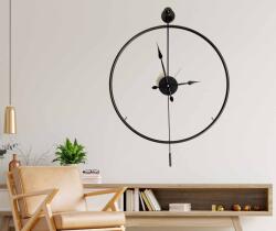 Wallity Dekoratív Fém Falióra Fekete Mclock-00102