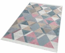 Conceptum Hypnose Rug (160 x 230) Blue Pink Beige Grey Ar 10 - Blue, Pink
