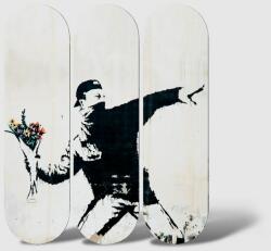  Wallity Dekoratív MDF kép (3 darabos) Többszínű 3KY3781