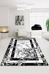 Conceptum Hypnose Carpet (200 x 290) Black White Marmor